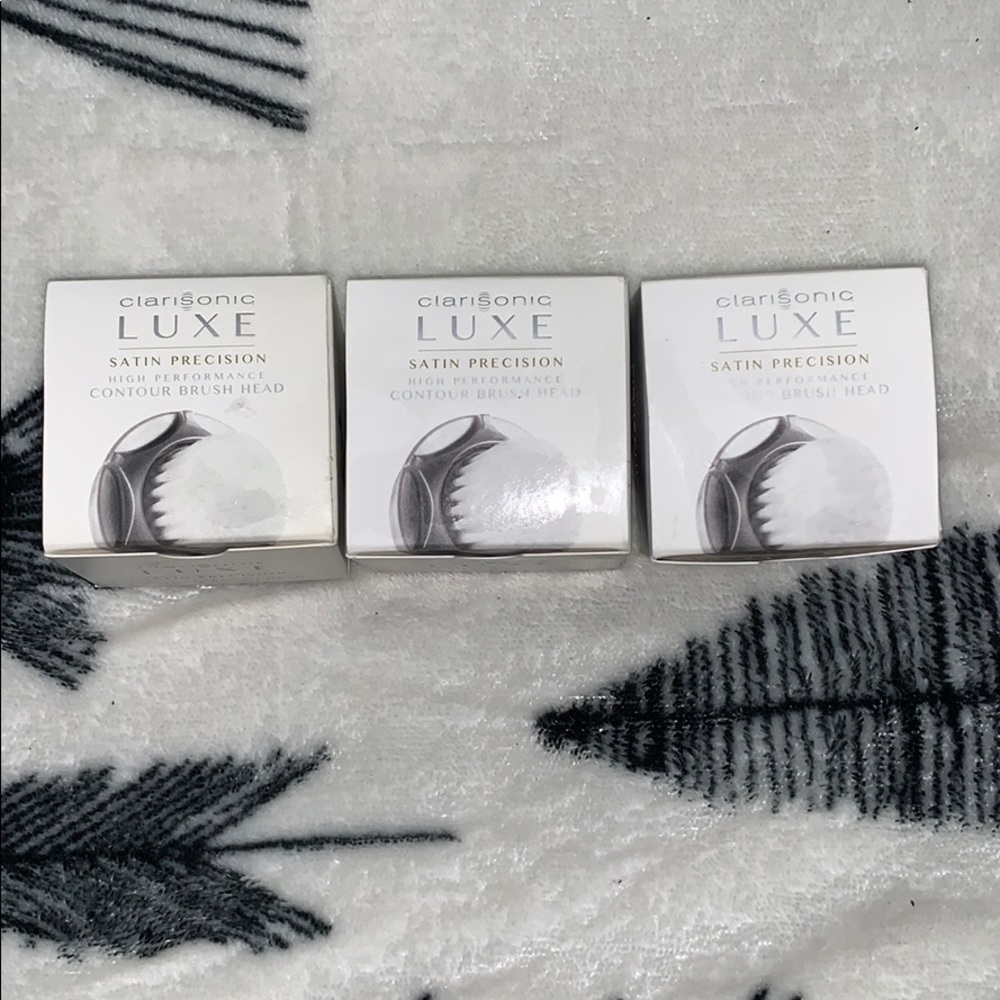 NWT Clarisonic Luxe Satin Contour Brush Heads